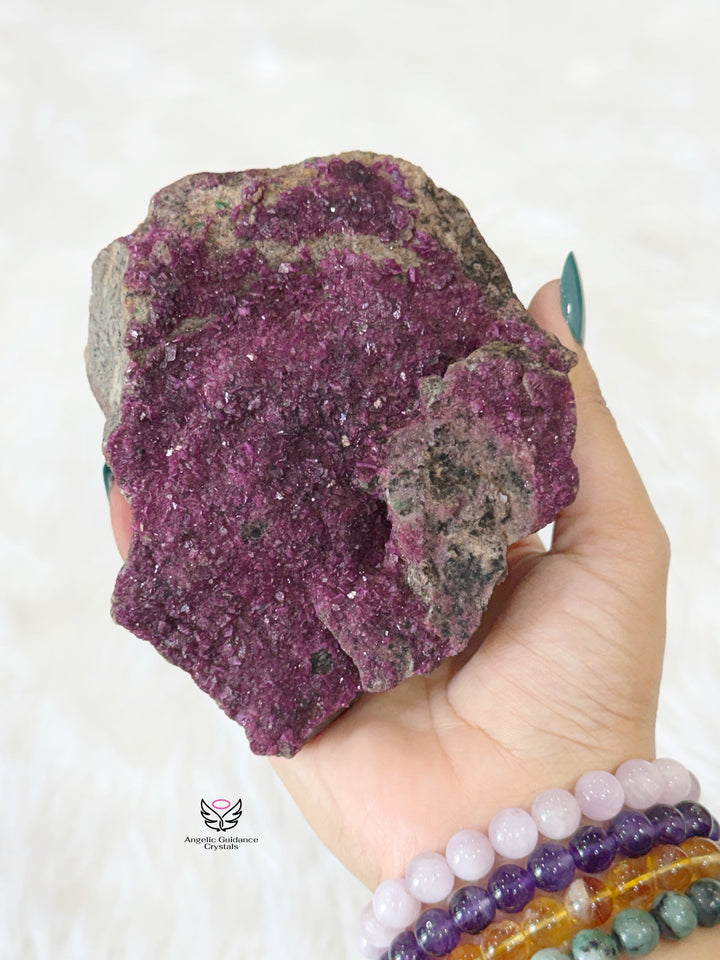 Pink Cobalto Calcite Raw Stone 17