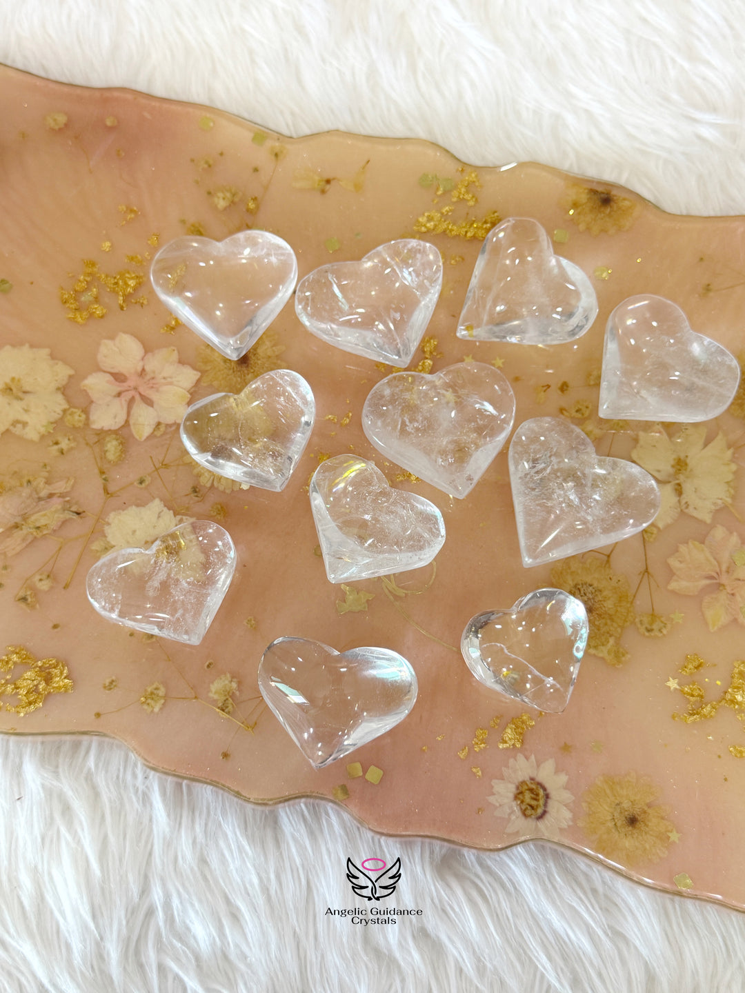 Clear Quartz Heart