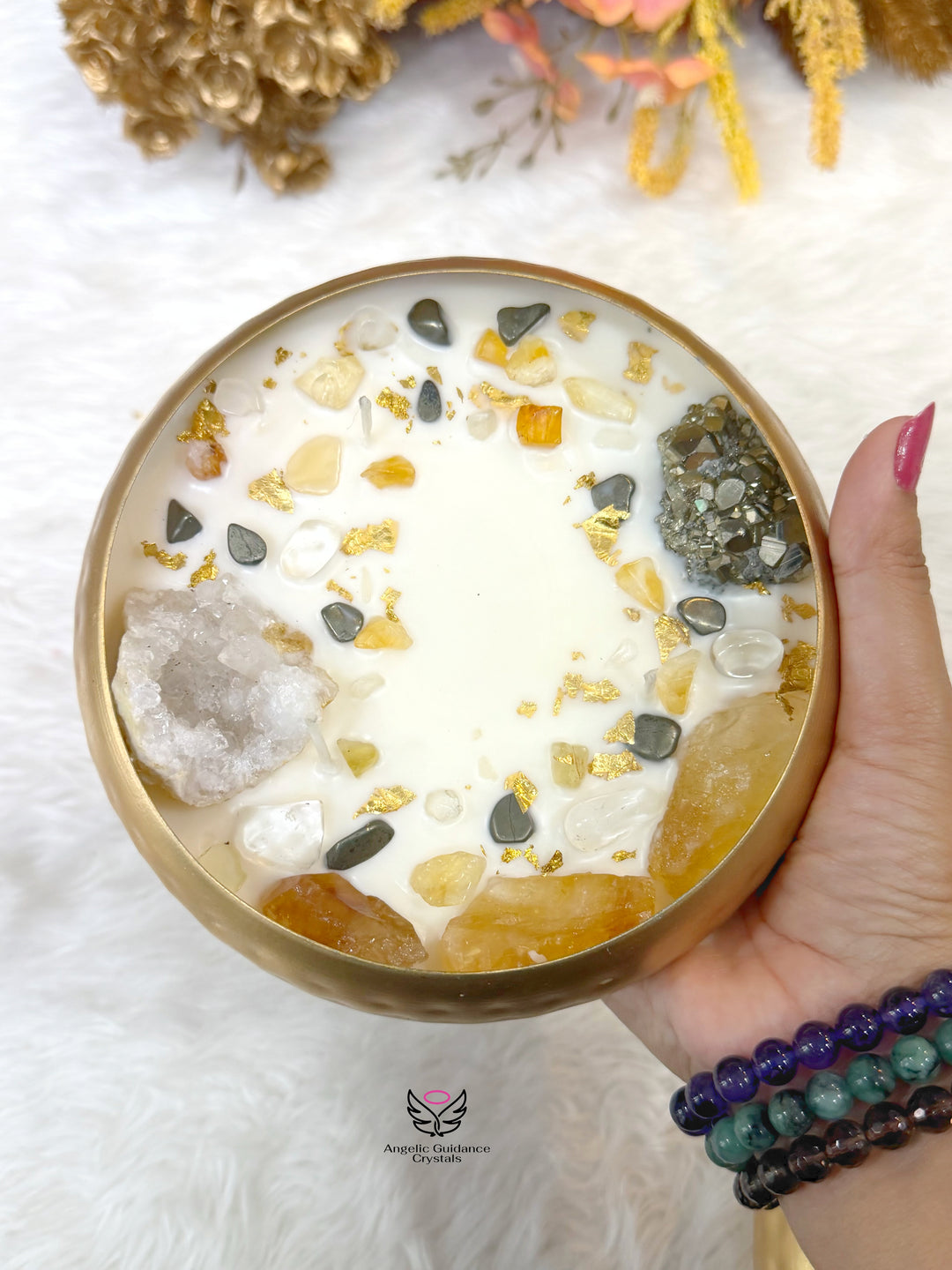 Abundance &amp; Prosperity Urli Candle