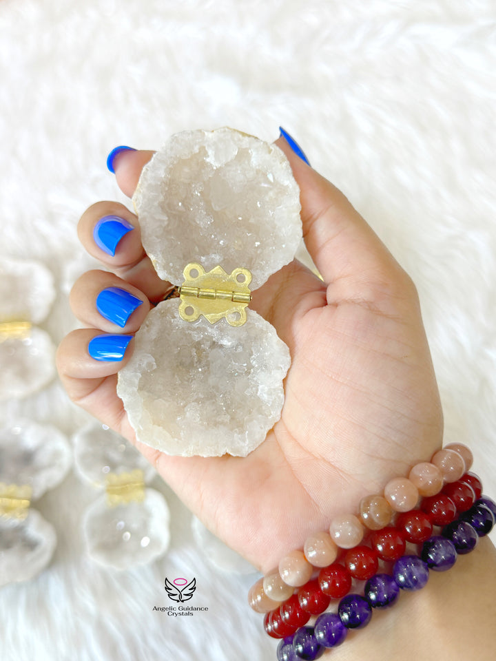 Quartz Geode Box Medium