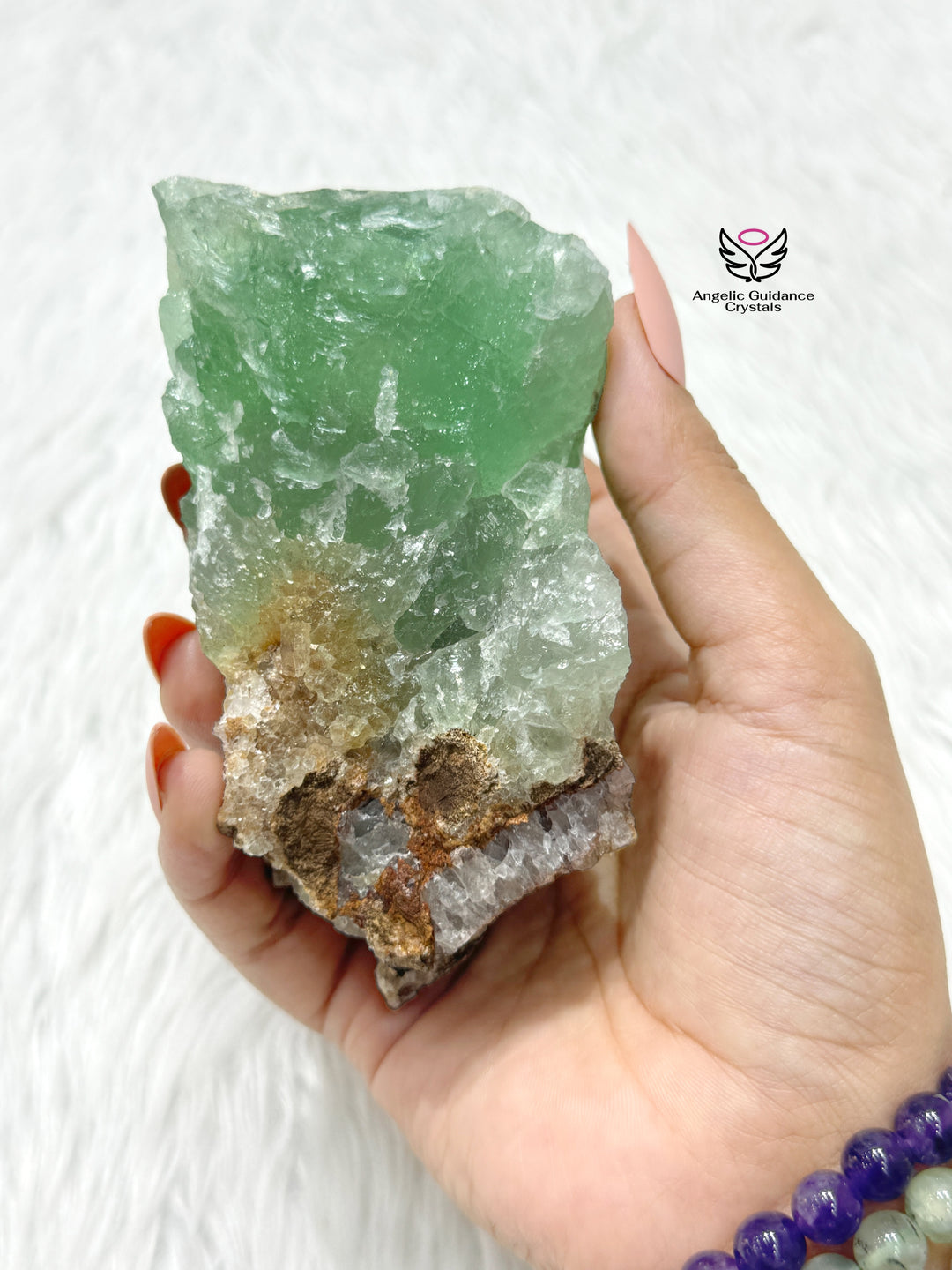 Green Fluorite Raw Stone #2