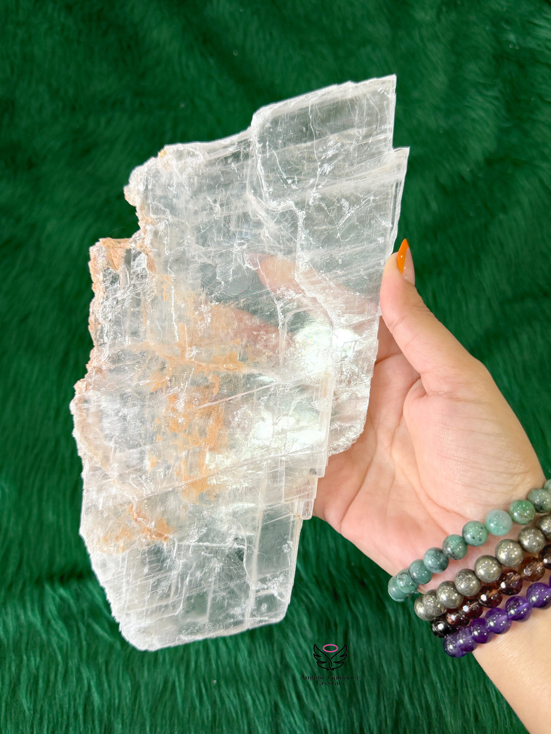 Selenite Transparent Raw Stone Xl 6