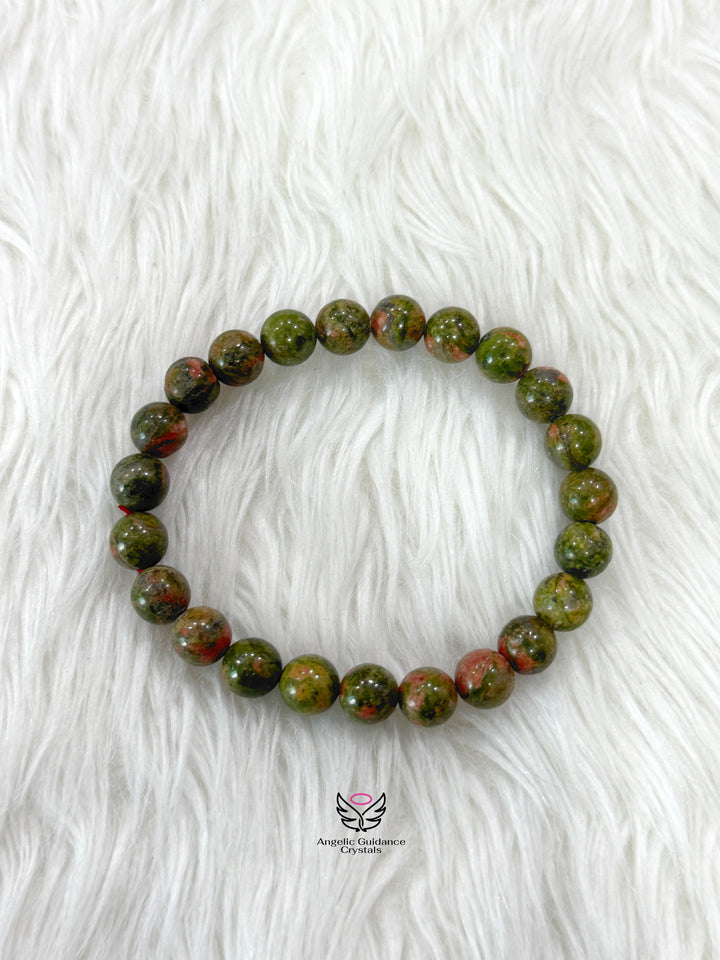 Unakite Bracelet 8mm