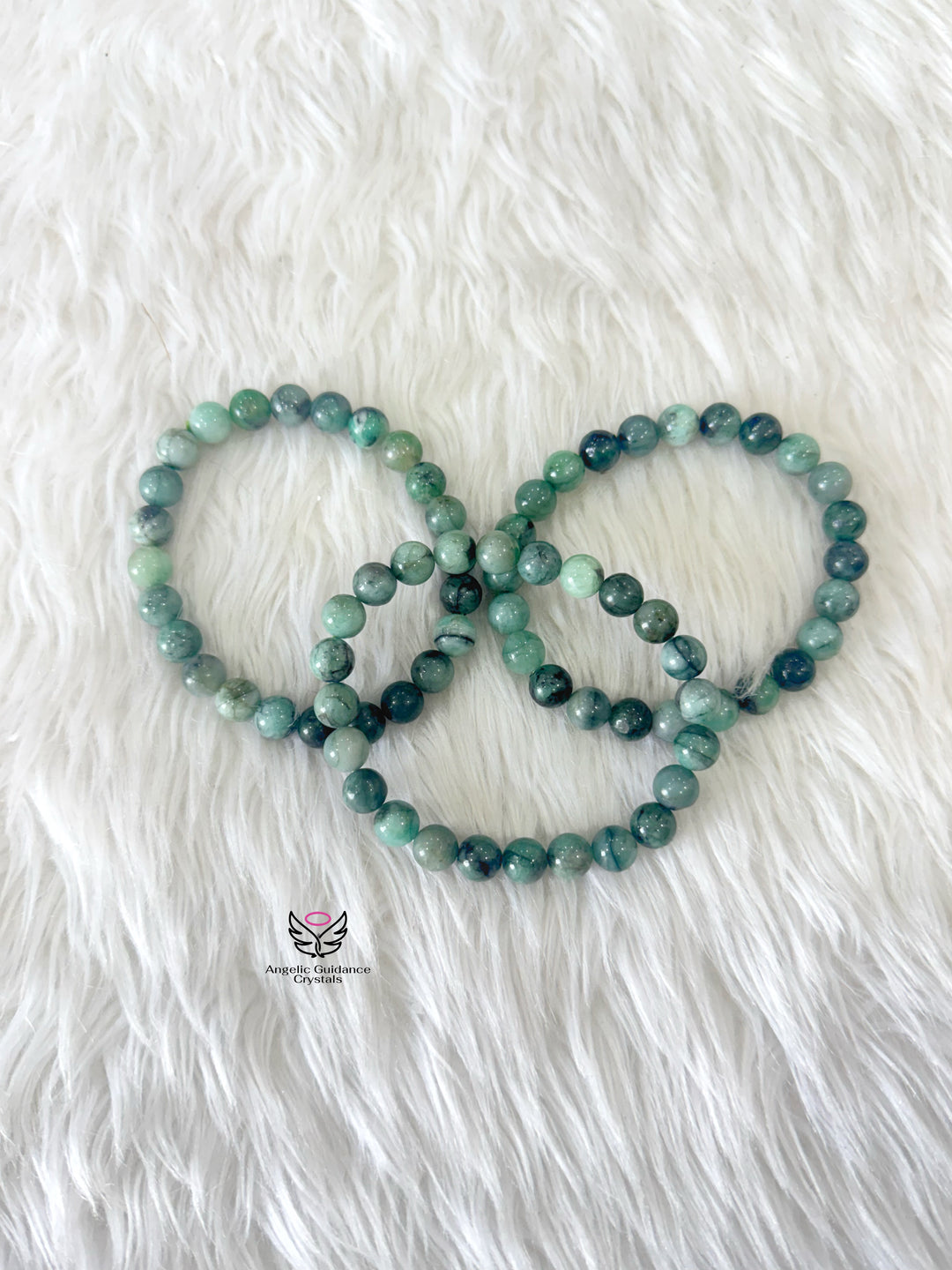 Emerald Natural Bracelet 8mm