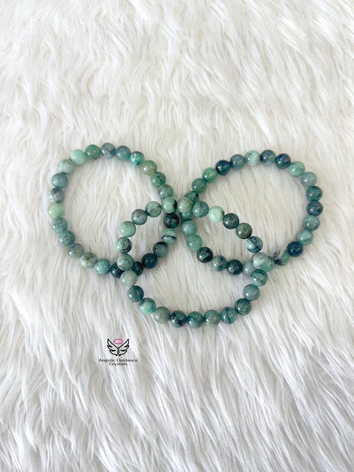 Emerald Natural Bracelet 8mm