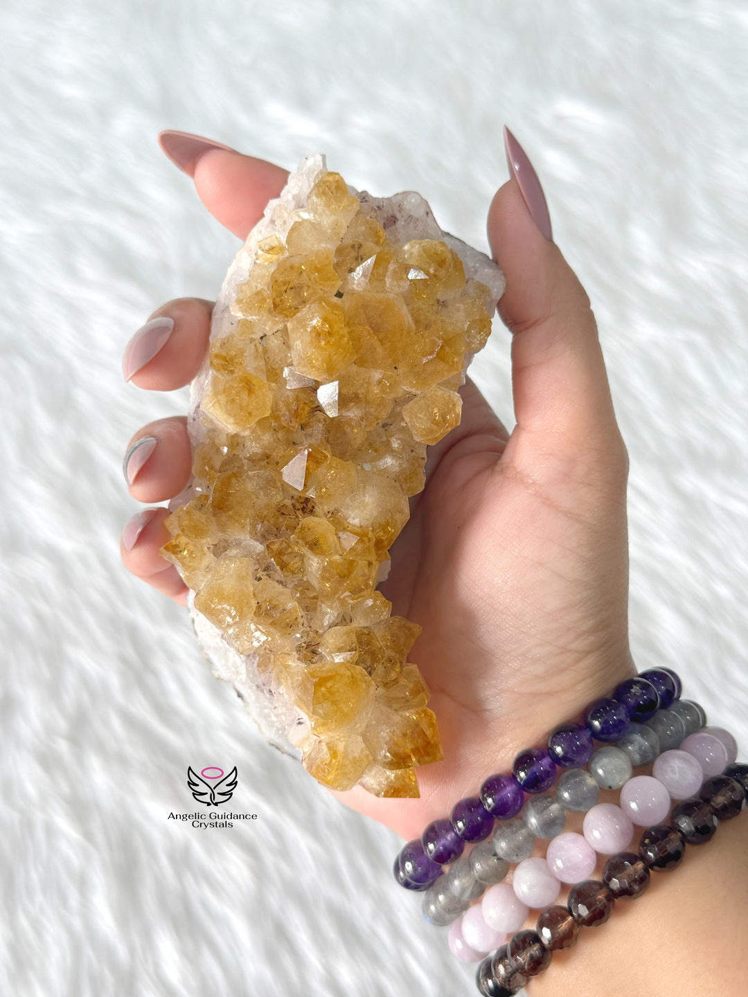 Citrine Cluster Large 1