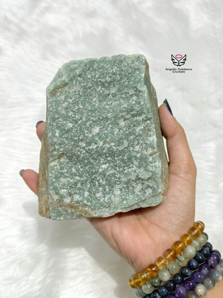 Green Aventurine Raw Stone XL Size