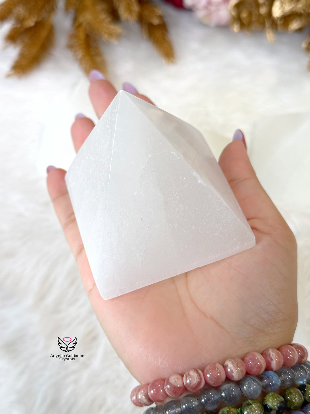 Selenite Large Pyramid