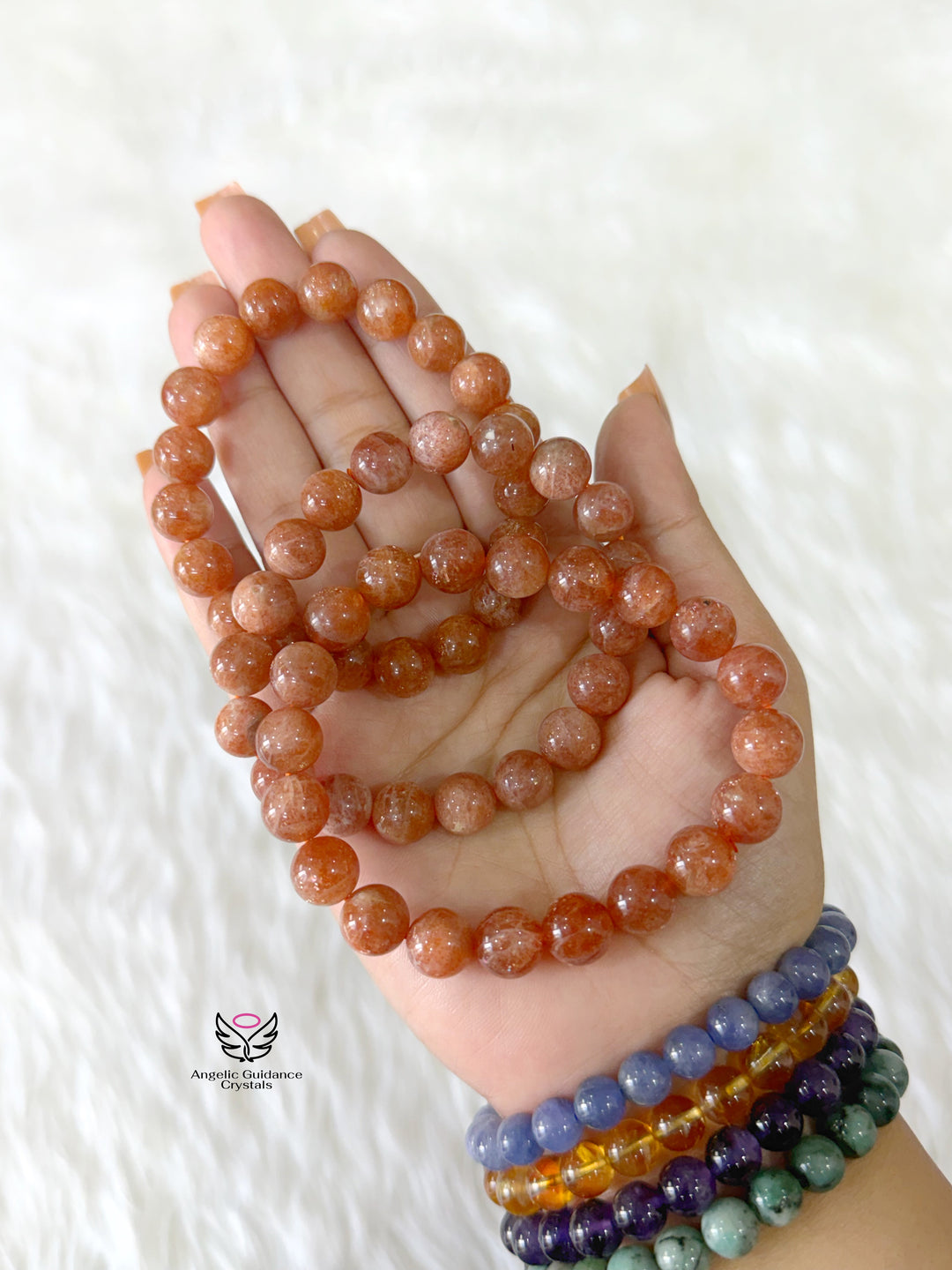 Sunstone Bracelet AAA 10mm