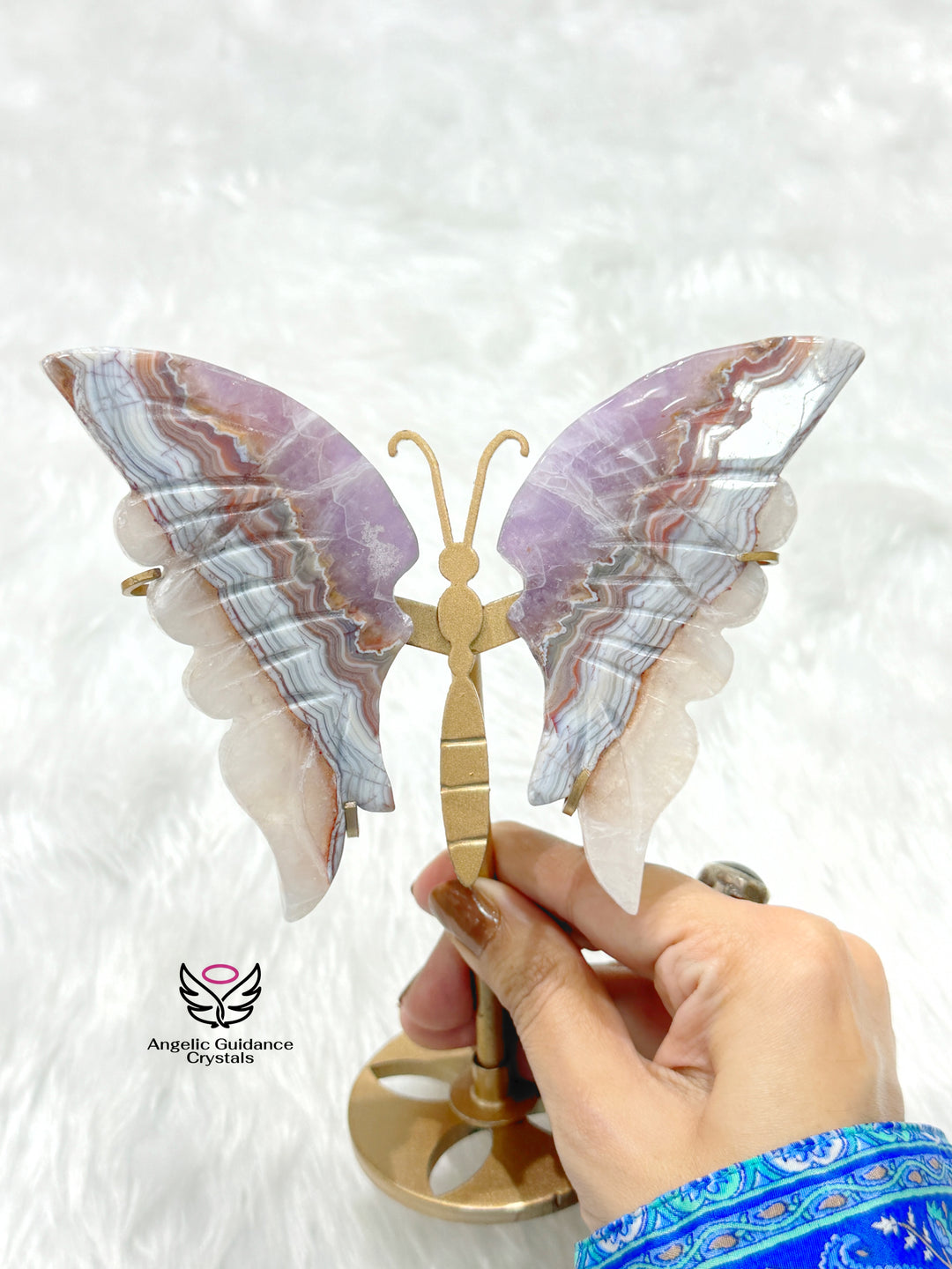 Pink Amethyst Butterfly