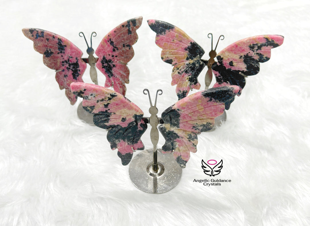 Rhodonite Butterfly