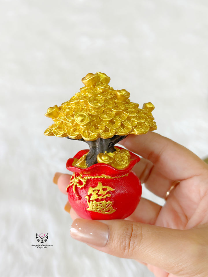 Golden Wealth Mini Tree