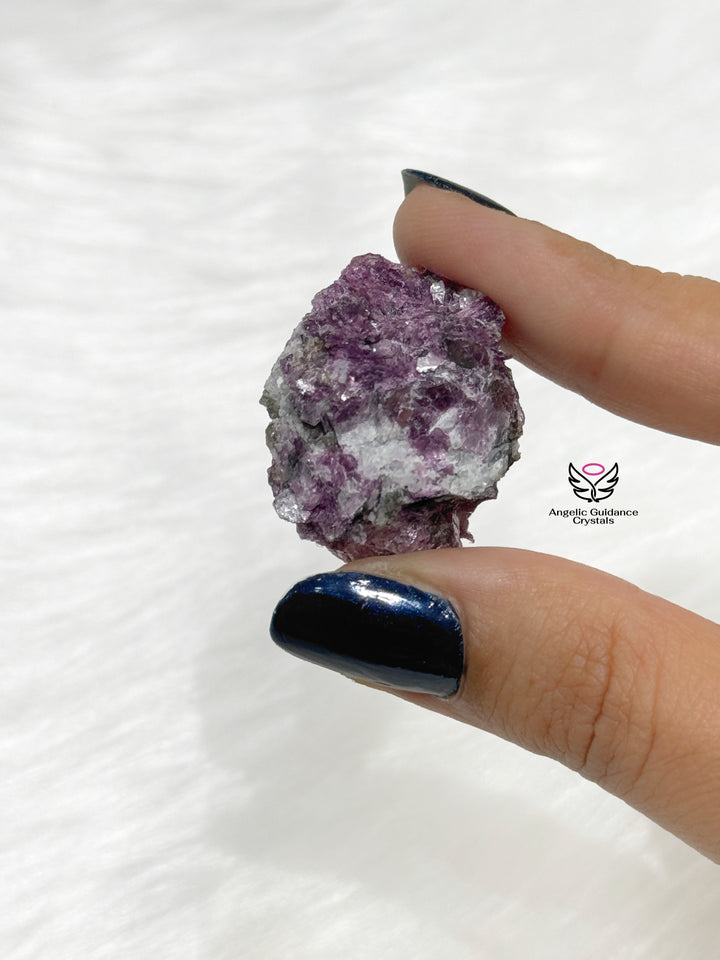 Lepidolite Raw Stone From Brazil