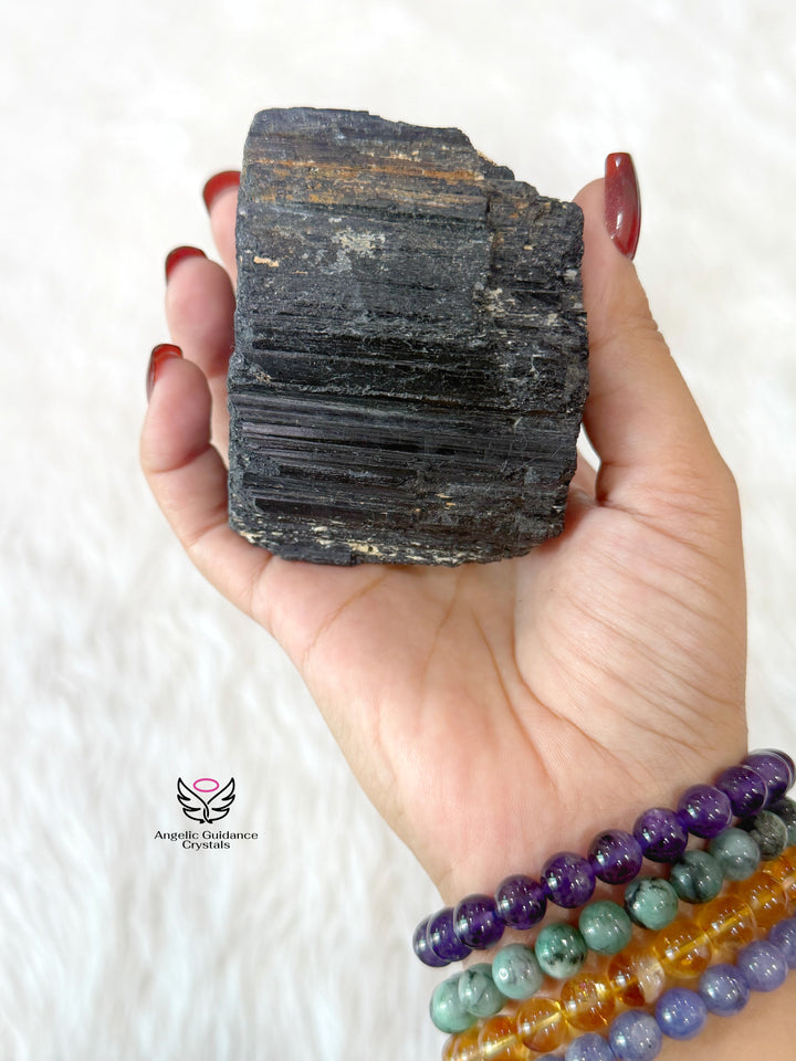 Black Tourmaline Raw Stone XLarge 4