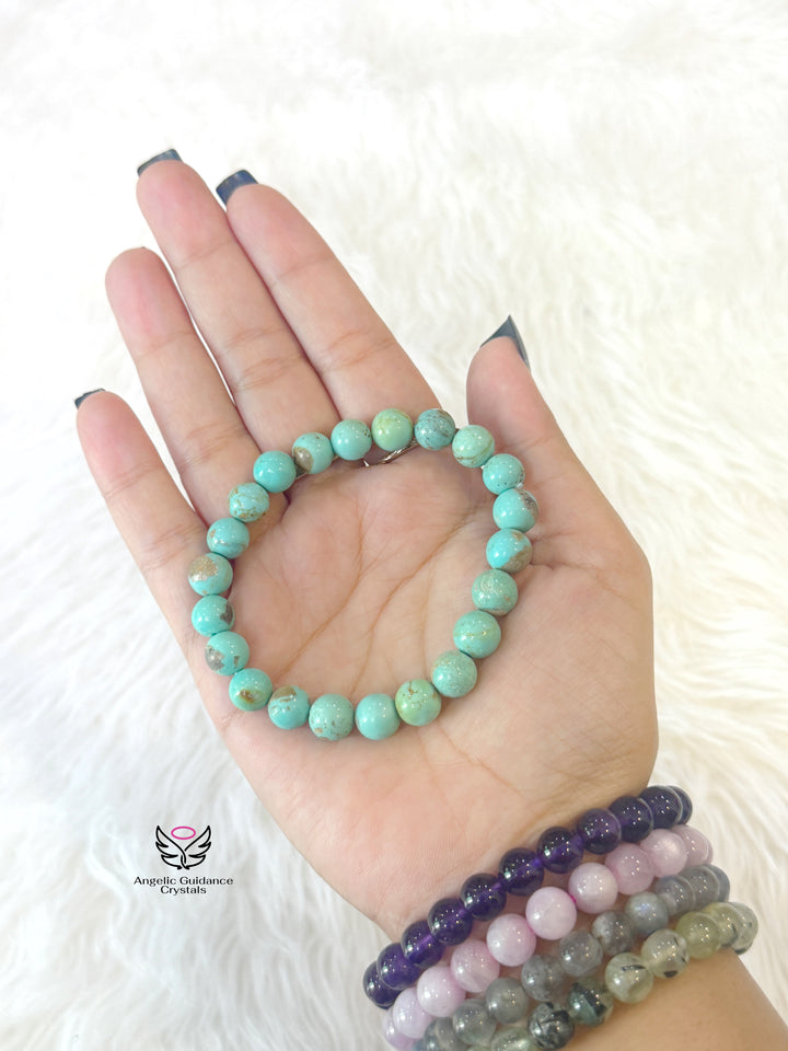 Turquoise Arizona Bracelet 10mm