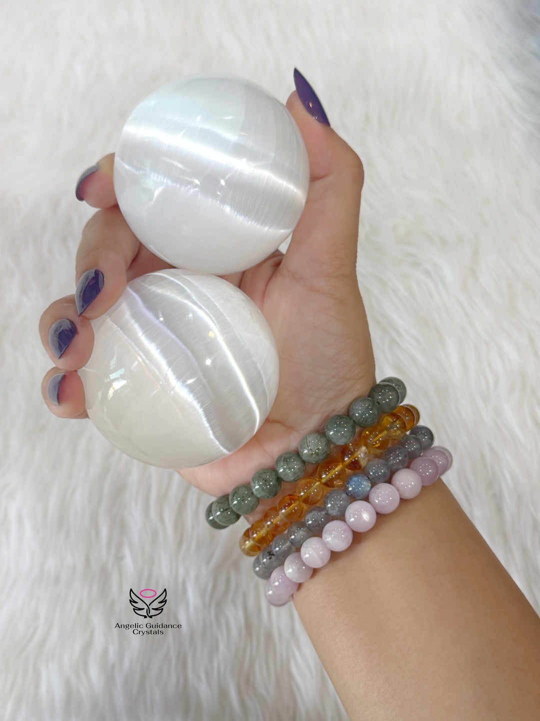 Selenite Sphere Medium