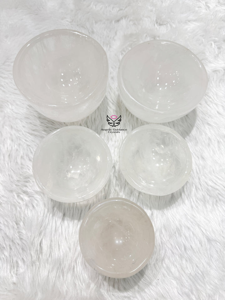 Clear Quartz Bowl AAA