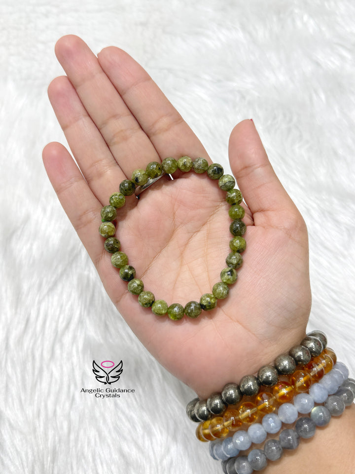 Peridot Bracelet 7mm