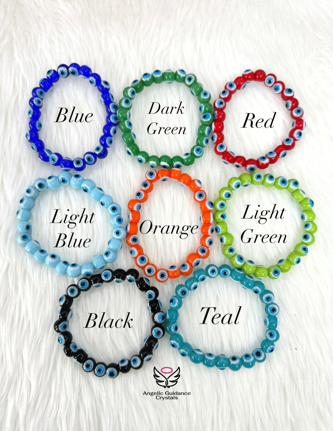 Evil Eye Bracelets 8mm