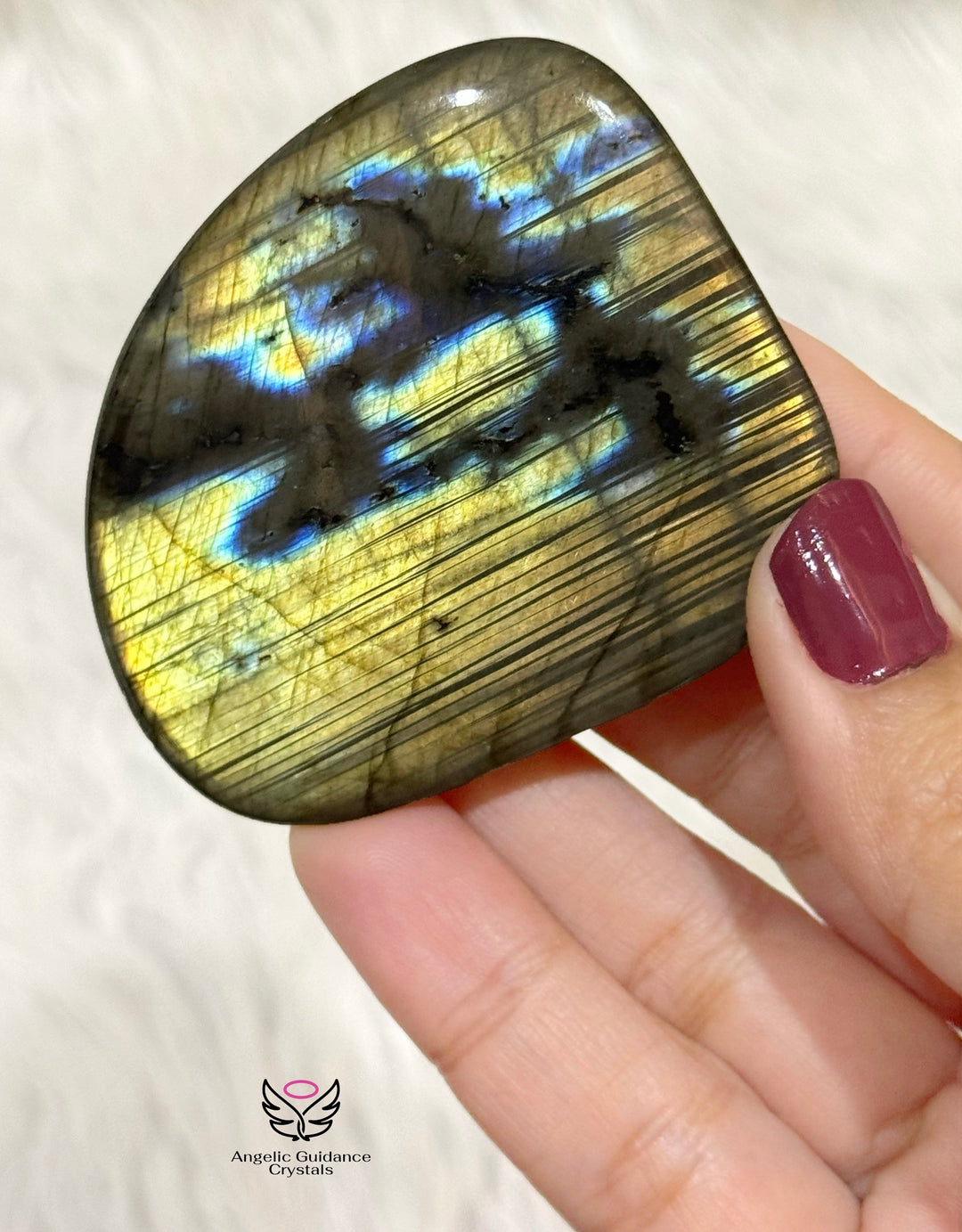 Labradorite Palm Stone 8