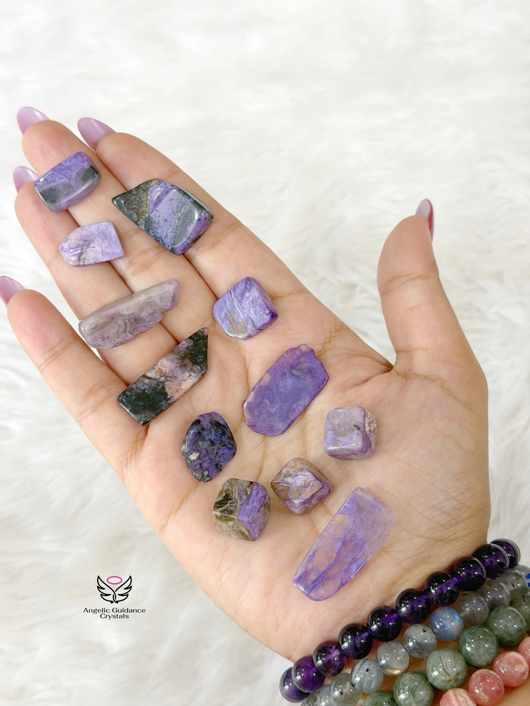 Charoite Chip Tumble Xsmall