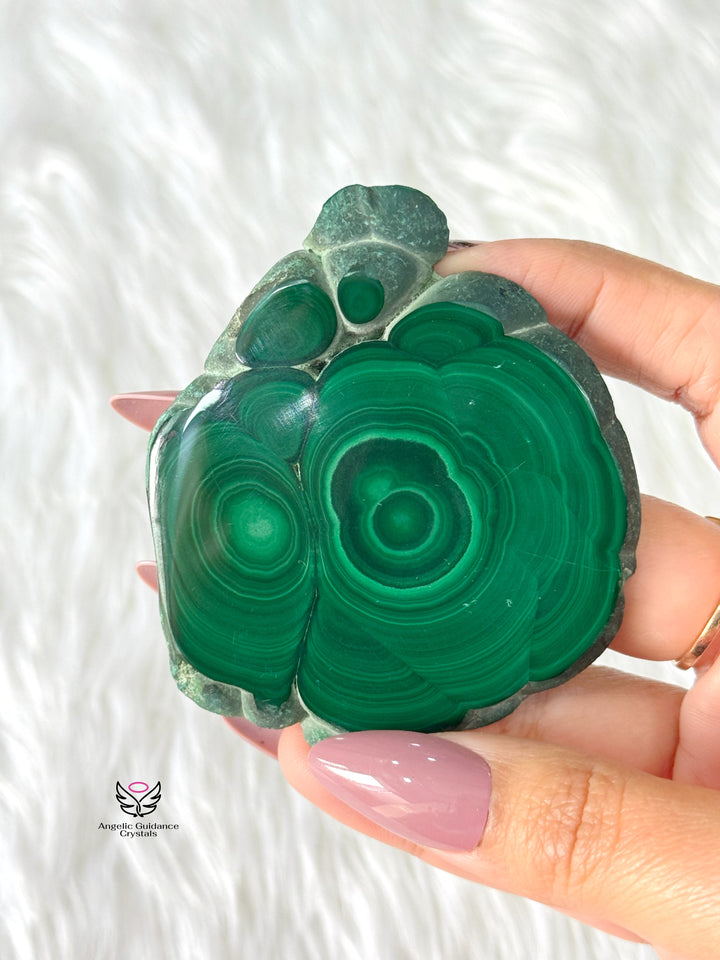 Malachite Raw Slice Large