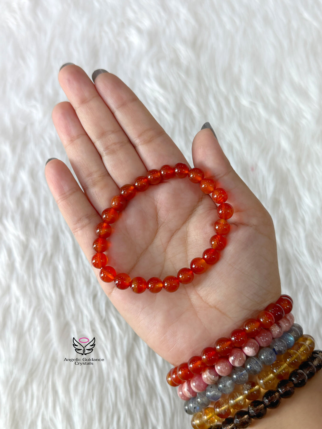 Carnelian Bracelet AA 8mm