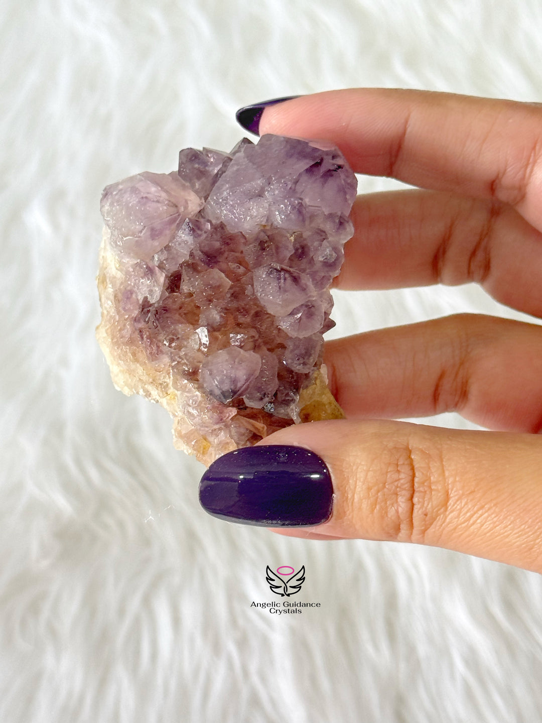 Amethyst With Spirit Quartz Cluster Medium