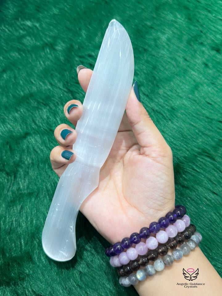 Selenite Cord Cutting Knife Large AAA