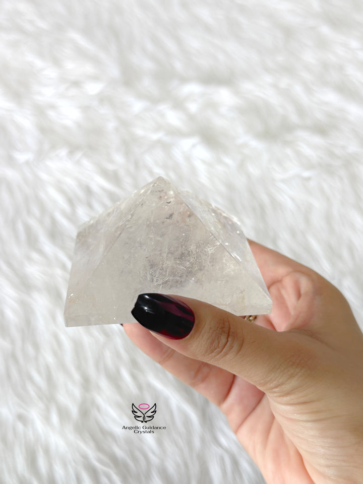 Clear Quartz Pyramid Large