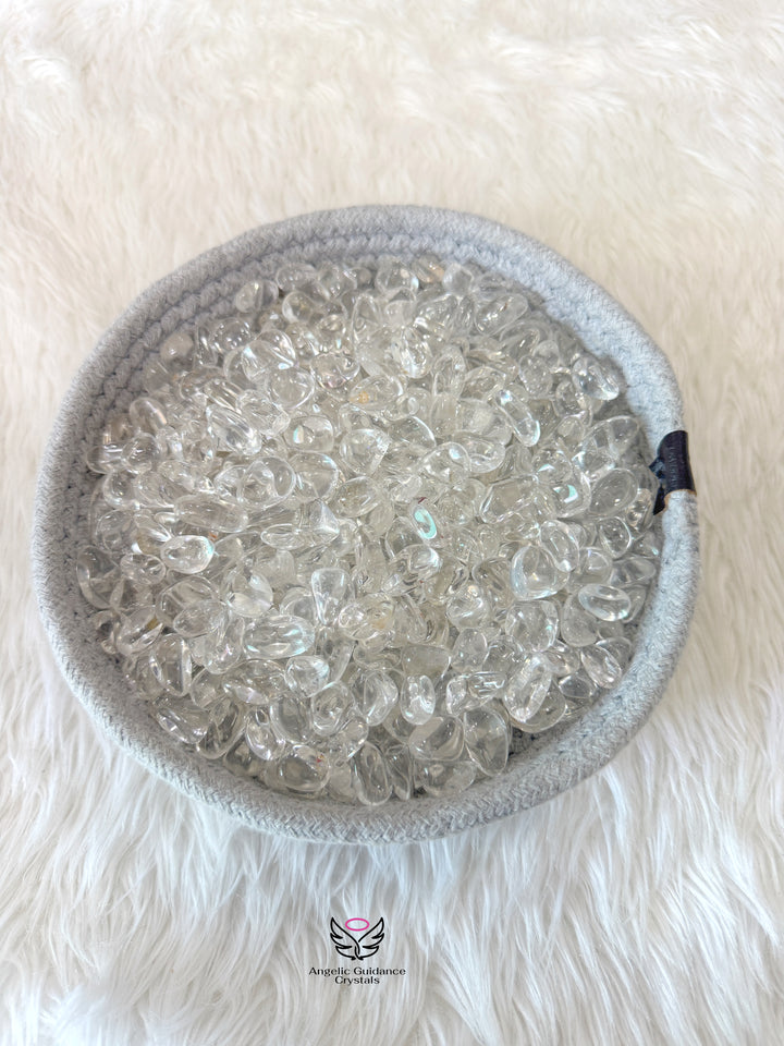 Clear Quartz Tumble XSmall Aaa