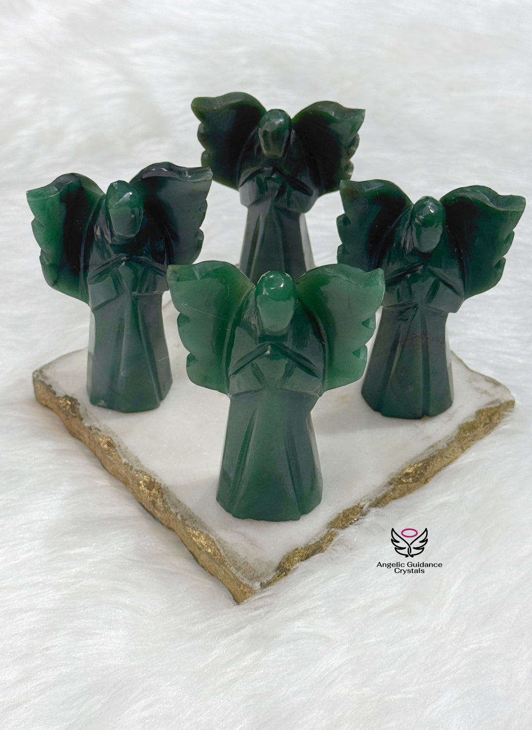 Green Aventurine Angel 3 Inch