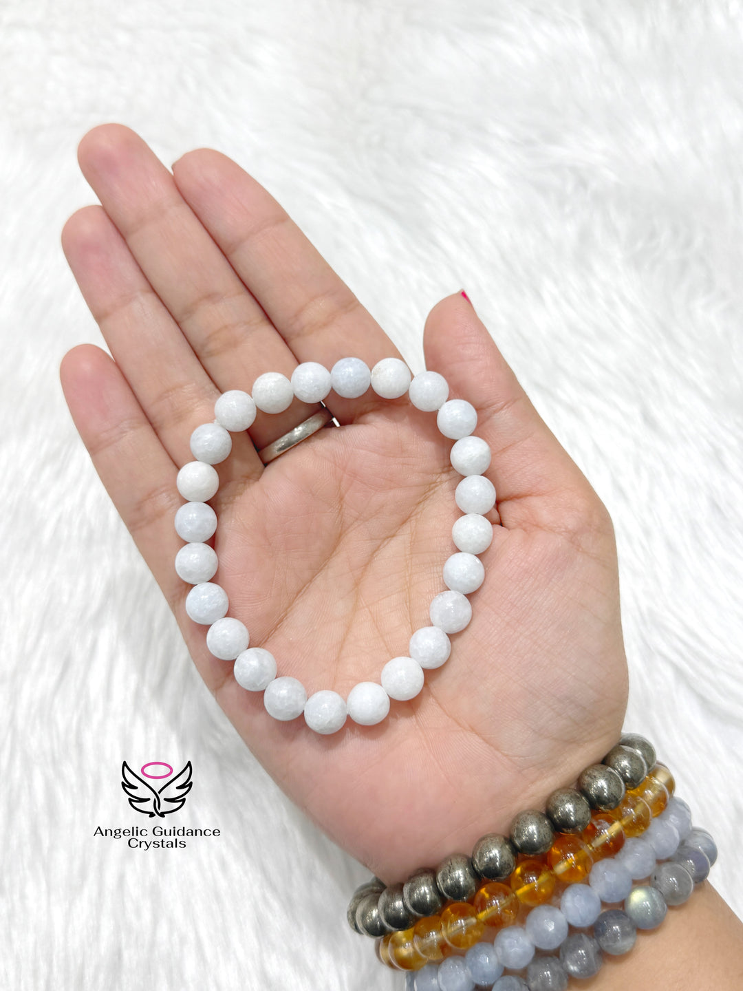 Celestite Bracelet 8mm
