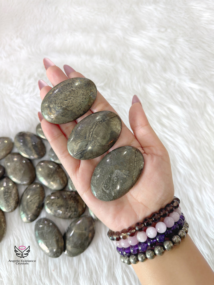 Pyrite PalmStone