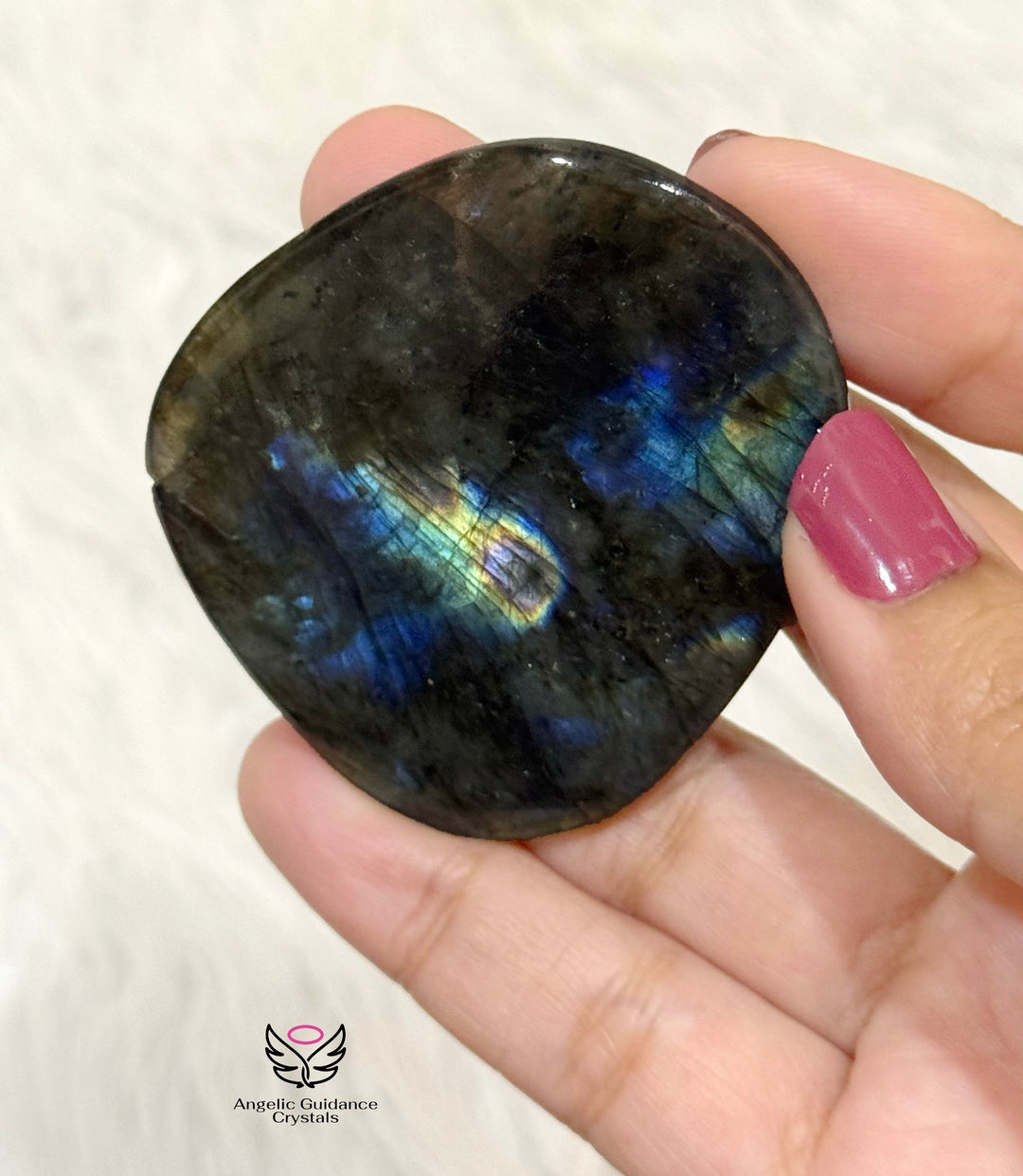 Labradorite Palm Stone 7