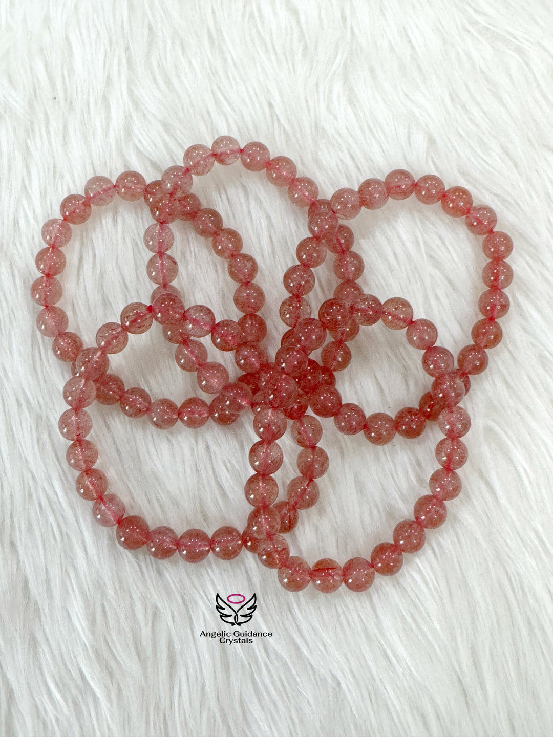 Strawberry Quartz Bracelet AAA