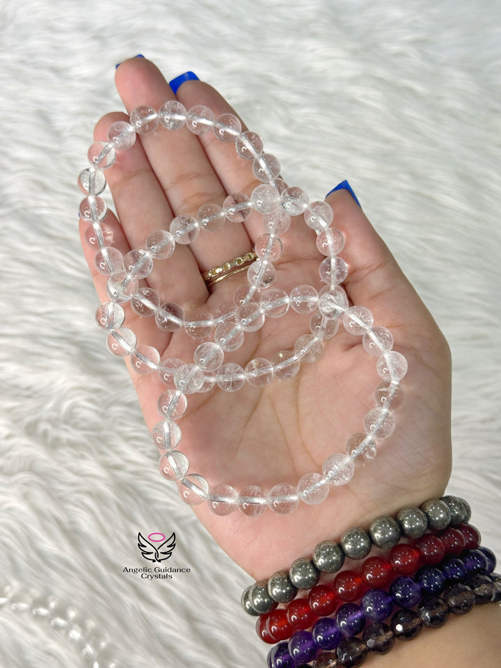 Clear Quartz Bracelet 9mm