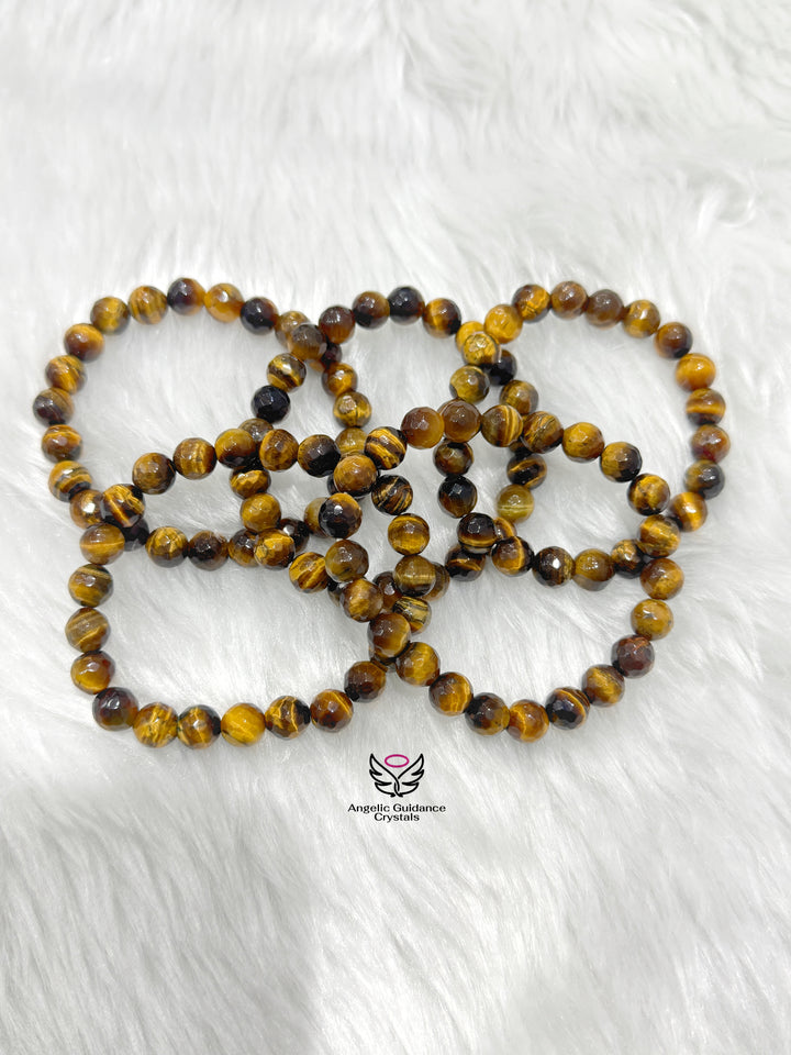 Tigers Eye Faceted Bracelet