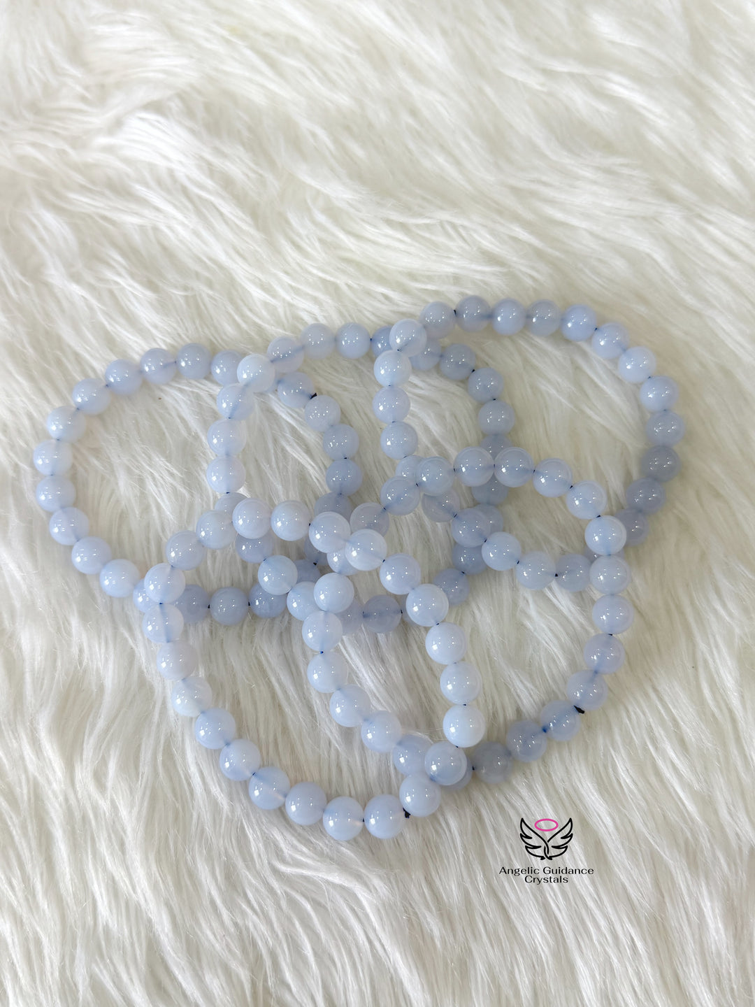 Blue Chalcedony Bracelet 8mm