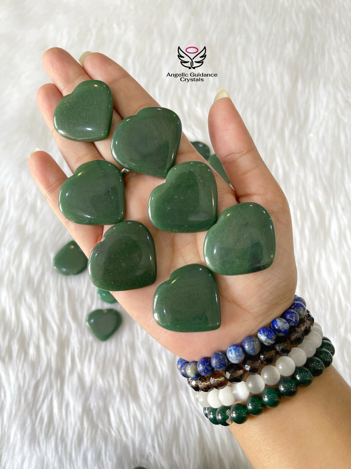 Green Aventurine Heart Small