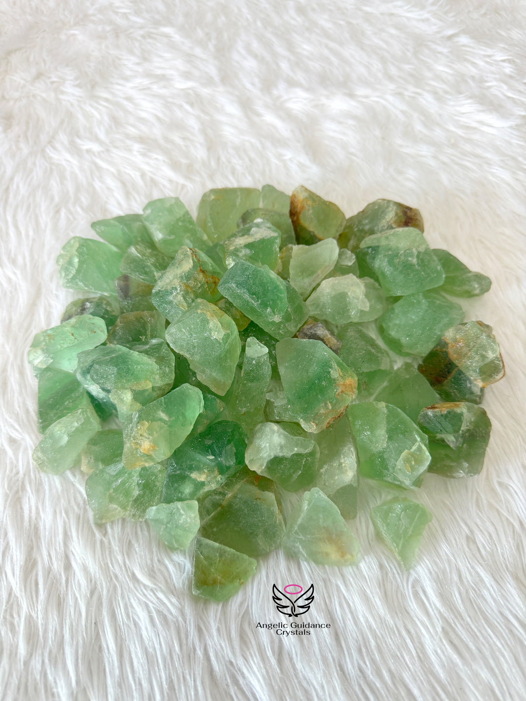 Green Fluorite Rawstone Medium