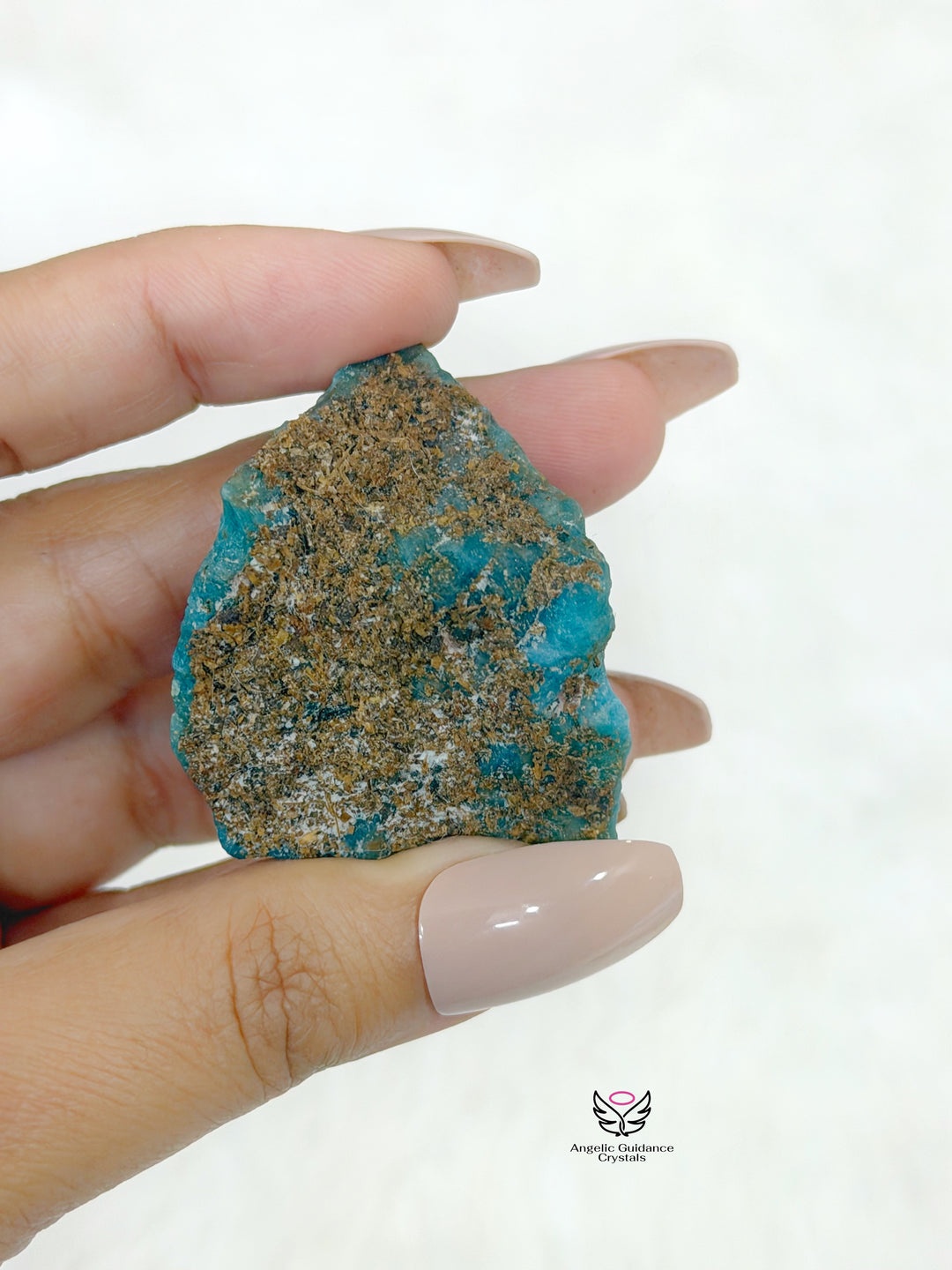 Blue Apatite Raw Stone 3