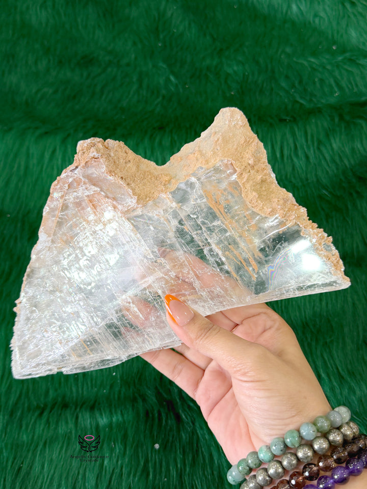 Selenite Transparent Raw Stone Xl 5