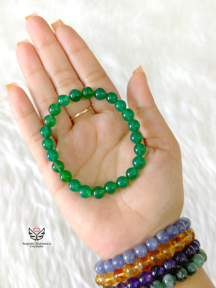 Green Onyx Bracelet 8mm