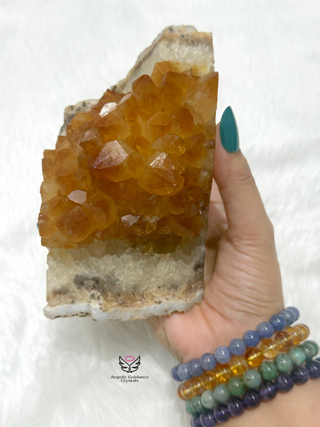 Citrine Cluster Xl Size 6