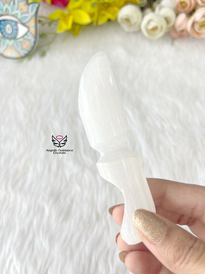 Selenite Cord Cutting Knife Medium