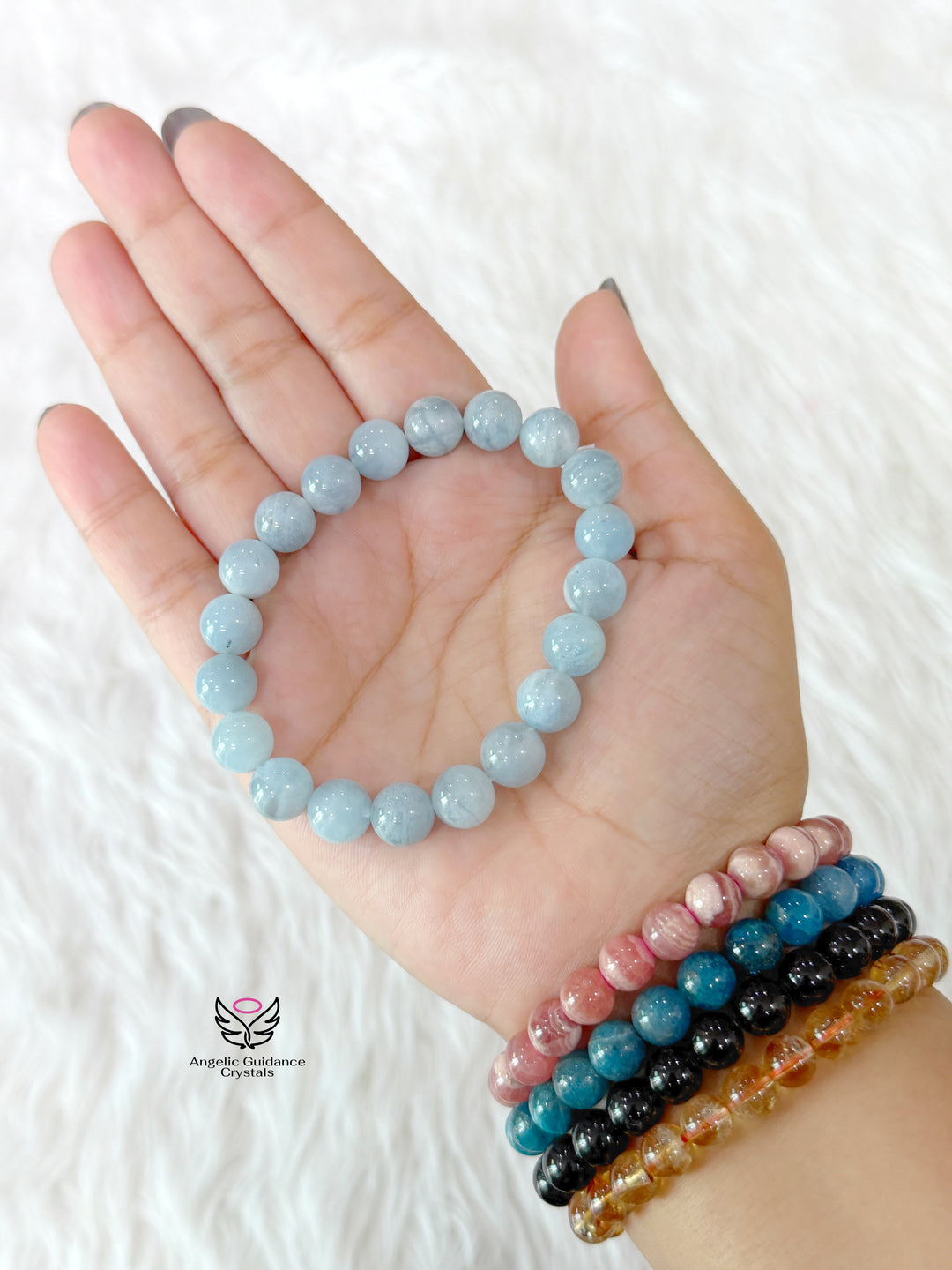 Aquamarine Bracelet 10mm Aaa