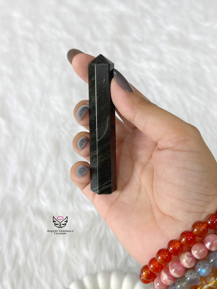 Black Tourmaline Natural Tower Small