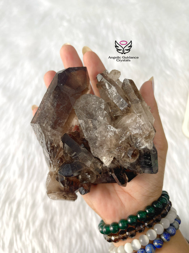 Smoky Quartz Cluster Xl 2