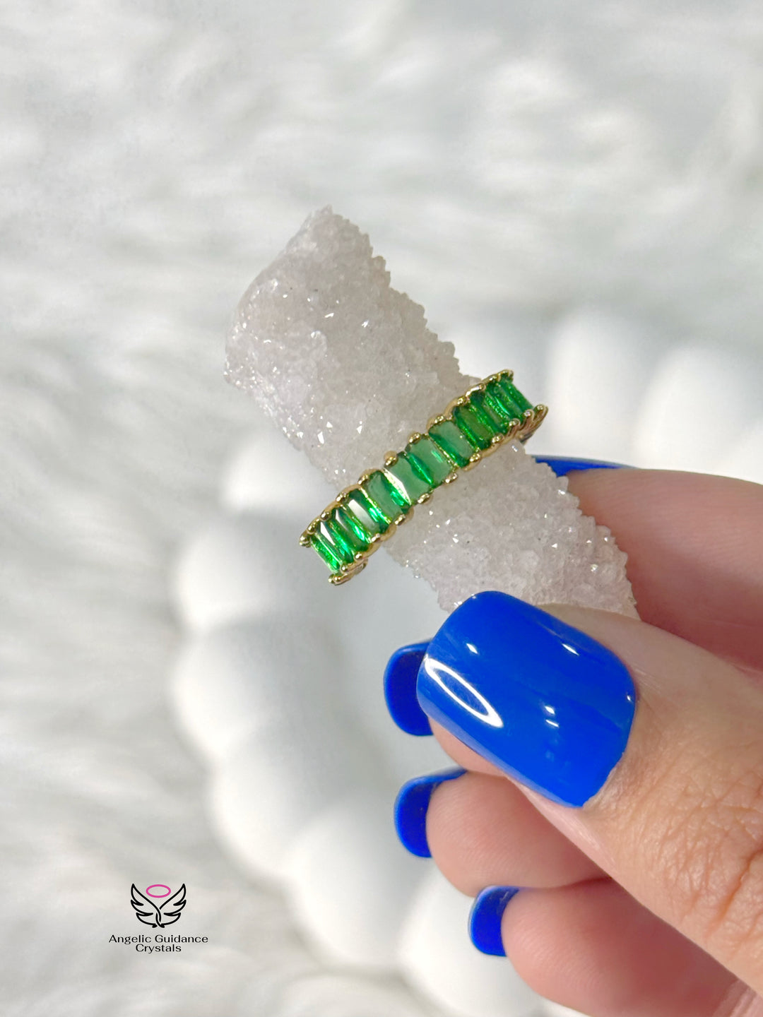 Emerald Anti Tarnish Ring